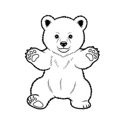 teddy bear vector illustration
