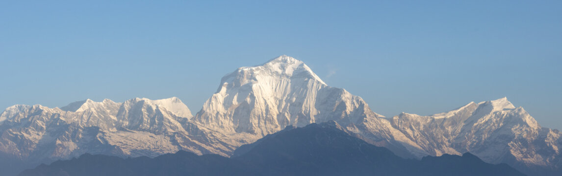 snow covered mountains