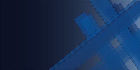 Fototapeta premium Dark blue modern business abstract background. Vector illustration design for presentation, banner, cover, web, flyer, card, poster, wallpaper, texture, slide, magazine, and powerpoint