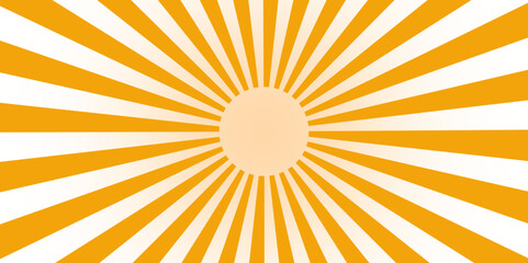 Spiral radial striped backdrop design. Sunburst starburst vector with copy space. Bright retro sunbeams and star texture. Burst retro orange and white sunburst vintage backdrop wallpaper