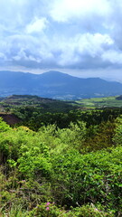 Beautiful valley in the middle of hills