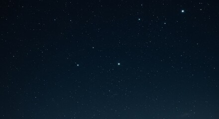 Obraz premium Dark Night Sky with Myriad Stars