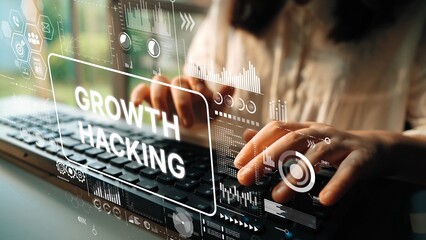 Innovative Approach to Digital Marketing Strategies with Growth Hacking Techniques and Data Analytics Insights. Asymptotic smart data analytic.