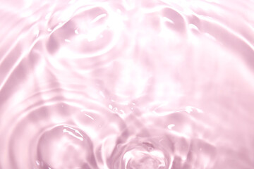 Clear water surface pink filter.