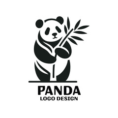 Panda Vector Logo Design