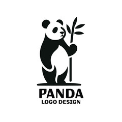 Panda Vector Logo Design