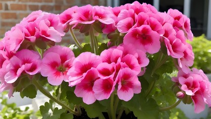 pink tulips in the garden