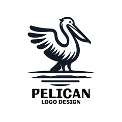 Pelican Vector Logo Design