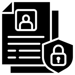 Fototapeta premium Data Privacy Icon