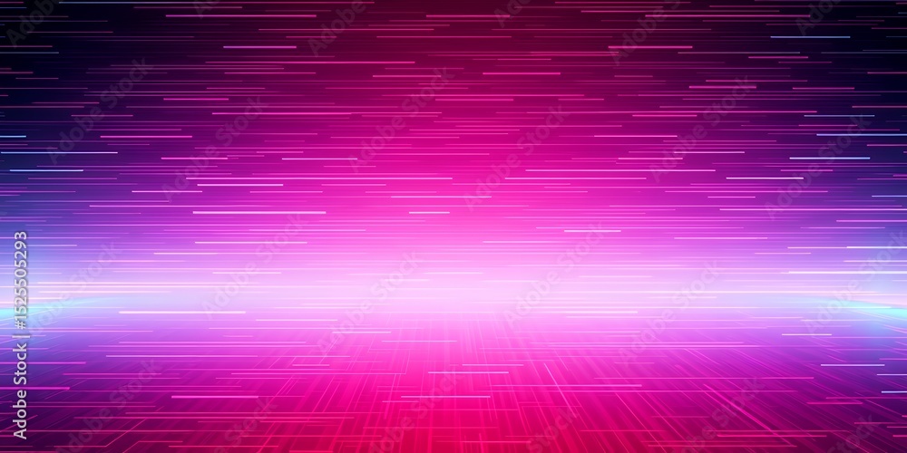 Poster abstract background showing horizontal lines with pink and purple color gradient effect design