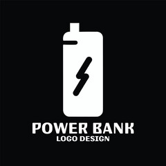 Power Bank Vector Logo Design