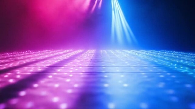 Abstract vibrant lightscape