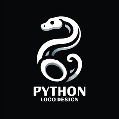 Fototapeta premium Python Vector Logo Design