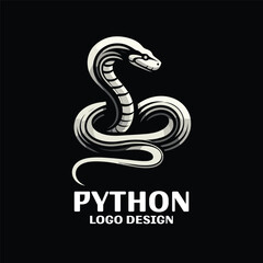 Python Vector Logo Design