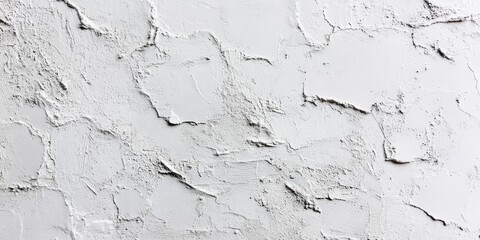 White cement, peeling paint, old brick wall, urban decay