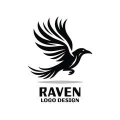 Raven Vector Logo Design