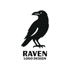 Raven Vector Logo Design