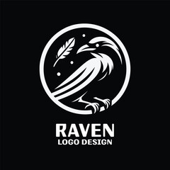 Raven Vector Logo Design