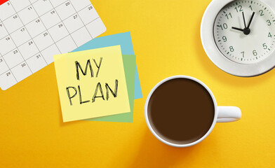Strategic planning and financial planning. Time to plan and Business Action Plan strategy