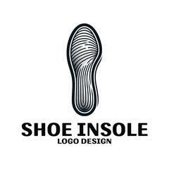 Shoe Insole Vector Logo Design