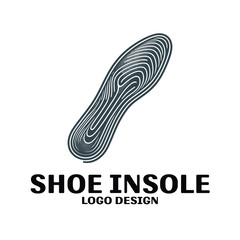 Shoe Insole Vector Logo Design