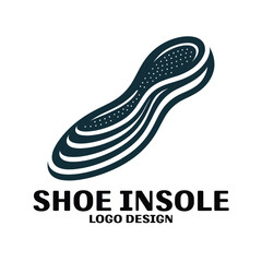 Shoe Insole Vector Logo Design