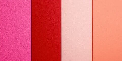 match gradient Textured color swatches in shades of pink and red arranged in a vertical layout.
