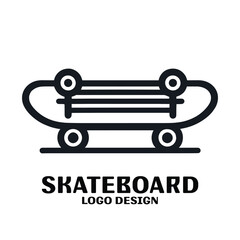 Skateboard Vector Logo Design