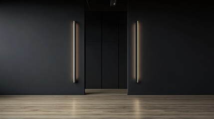 Modern minimalist interior