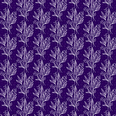 Seamless Christmas Pattern with Festive Flowers, Ornaments, and Decorative Elements on Dark Background – Holiday Winter Textile Design for Wrapping Paper, Gift Packaging, Fabric, and Seasonal Decorati