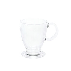 glass cup isolated on transparent background