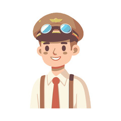 
illustration design of a pilot