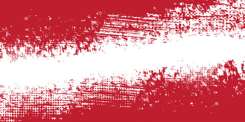 Straight red ink vector lines pack. Bloody color long and round hand-drawn brushstroke text highlights, frames. Asian calligraphy brush stroke set.