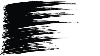 Black brush strokes in horizontal pattern fading to white on the right side of the image canvas