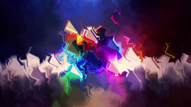 Ranbow Color Glowing Background Pattern Design. Shape Design Pattern Background. Texture, Glowing, Text, Lines Background, Abstract Motion Background.