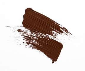 brown mascara swatch, make up swatch, cosmetics textures, mascara, eyebrow mascara