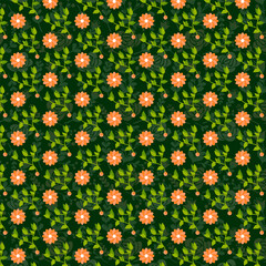 Seamless Hand Drawn Vintage Floral Pattern with Delicate Botanical Illustrations, Retro-Inspired Blooming Flowers, and Ornamental Garden Elements for Textile, Wallpaper, Fabric, and Packaging Design