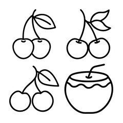 set of fruits