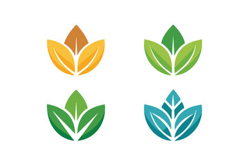 Nature Inspired Leaf Logos Versatile Designs for Eco-Friendly Brands