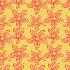 floral pattern, silhouette floral pattern, floral, vector, drawn