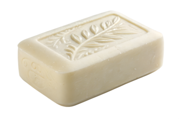 Ivory bar soap product spa hygiene bath isolated on transparent background