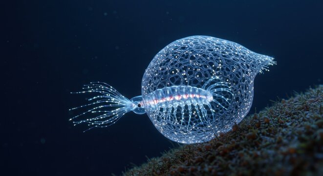 Salp in the deep ocean