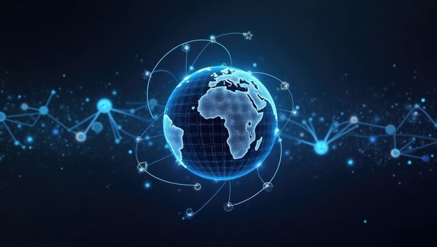 abstract blue background