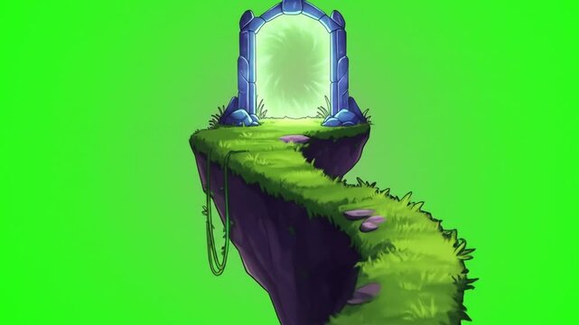 Floating path portal illustration