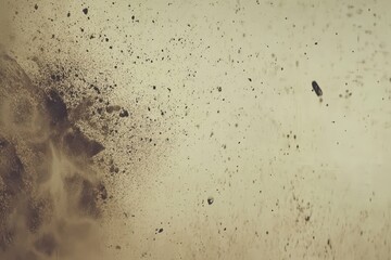 Vintage grunge texture with dust grain overlays creating an artistic atmosphere in retro style, Vintage grunge video with dust grain texture overlay effects for film with space for text or image