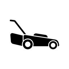 Obraz premium Father's Day lawn mower icon representing gardening tools