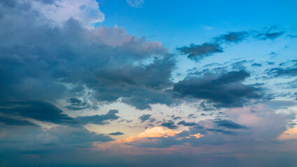 Clouds in the sky