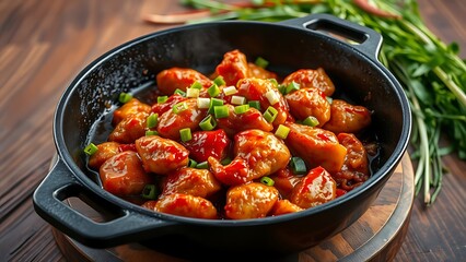 grilled chicken with vegetables