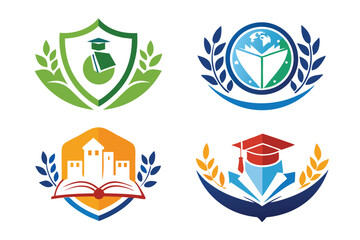 Educational Logos School, College, and University Emblem Designs