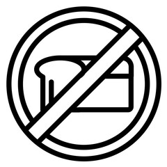 Low Carb Vector Style Icon